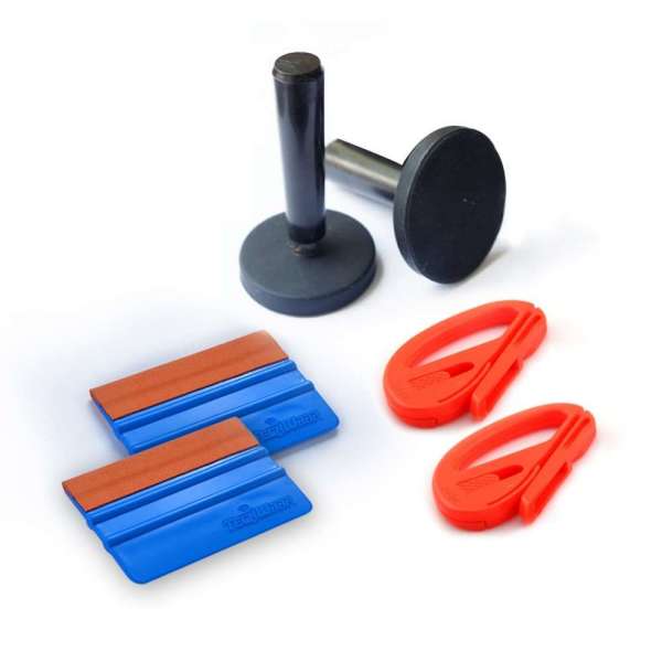 Car Wrapping Tool Kits Felt Squeegee,Magnet Holder, Snitty Vinyl Cutter For Vinyl Application 1 Set