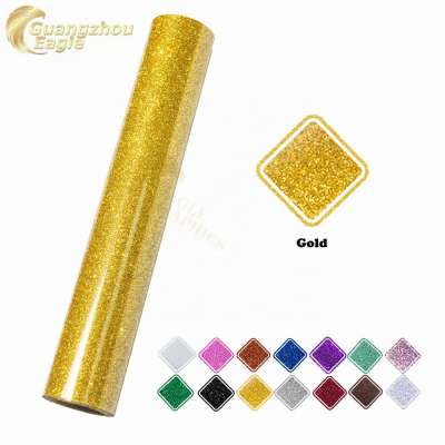 Reflective glitter heat transfer film for t-shirt using