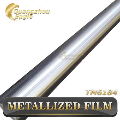 120gsm Self Adhesive Decorative Brushed Finish Silver Pet Metallized Film